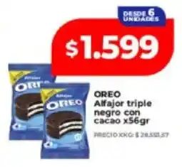 Supermayorista Vital Oreo alfajor triple negro con cacao oferta