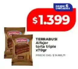 Supermayorista Vital Terrabusi alfajor torta triple oferta