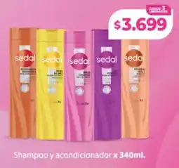 Supermayorista Vital Sedal shampoo y acondicionador oferta
