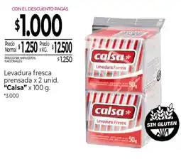 La Anonima Calsa levadura fresca oferta