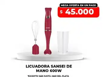 Sansei licuadora de mano