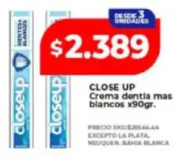 Supermayorista Vital Close up crema dentia mas blancos oferta
