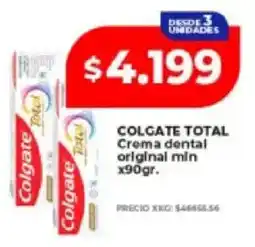 Supermayorista Vital Colgate Total Crema dental original min oferta