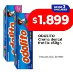 Supermayorista Vital Odolito crema dental frutilla oferta