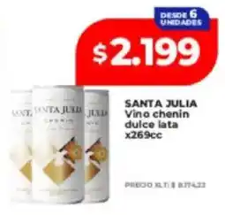 Supermayorista Vital Santa julia vino chenin dulce lata oferta