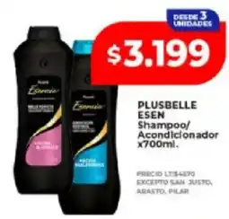 Supermayorista Vital Plusbelle esen shampoo/ acondicionador oferta