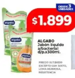 Supermayorista Vital Algabo jabón líquido a/bacterial oferta