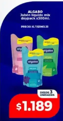 Supermayorista Vital Algabo jabón liquido mix doypack oferta