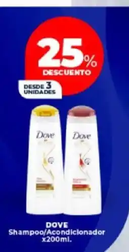 Supermayorista Vital Dove shampoo/acondicionador oferta
