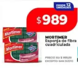 Supermayorista Vital Mortimer esponja de fibra cuadriculada oferta