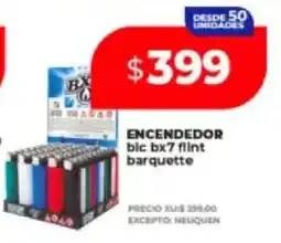 Supermayorista Vital Bic encendedor bx7 flint barquette oferta