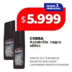 Supermayorista Vital Cobra autobrillo negro oferta