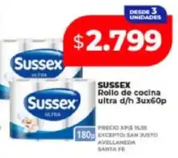 Supermayorista Vital Sussex rollo de cocina ultra d/h oferta