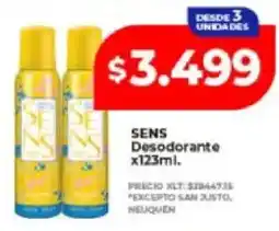 Supermayorista Vital Sens desodorante oferta