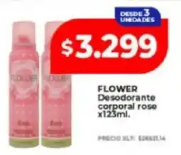 Supermayorista Vital Flower desodorante corporal rose oferta