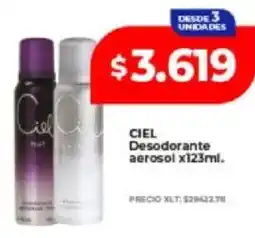 Supermayorista Vital Ciel desodorante aerosol oferta