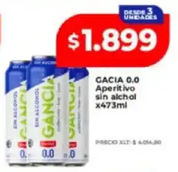 Supermayorista Vital Gancia aperitivo sin alcohol oferta