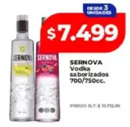 Supermayorista Vital Sernova vodka saborizados oferta