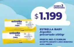 Supermayorista Vital Estrella baby algodón precortado oferta
