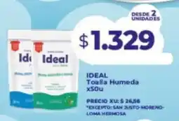 Supermayorista Vital Ideal toalla humeda oferta