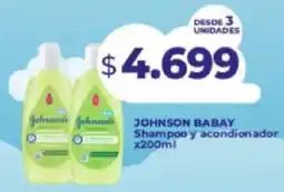 Supermayorista Vital Johnson babay shampoo y acondicionador oferta