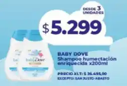 Supermayorista Vital Baby dove shampoo humectacion enriquecida oferta