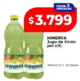 Supermayorista Vital Minerva jugo de limón oferta