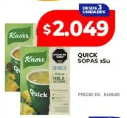 Supermayorista Vital Knorr quick sopas oferta