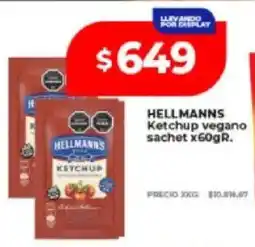 Supermayorista Vital Hellmanns ketchup vegano oferta