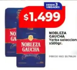 Supermayorista Vital Nobleza gaucha yerba seleccion oferta