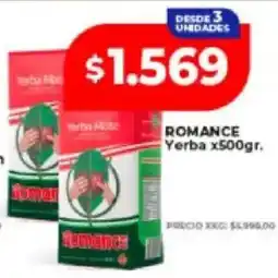 Supermayorista Vital Romance yerba oferta