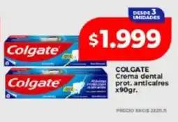 Supermayorista Vital Colgate crema dental prot. anticares oferta