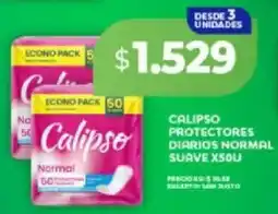 Supermayorista Vital Calipso protectores diarios normal suave oferta