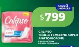 Supermayorista Vital Calipso toalla femenina super anatomica oferta