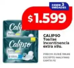 Supermayorista Vital Calipso toallas incontinencia extra x8u oferta