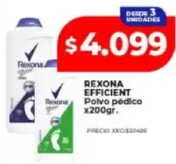 Supermayorista Vital Rexona efficient polvo pélico oferta