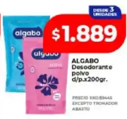 Supermayorista Vital Algabo desodorante polvo oferta