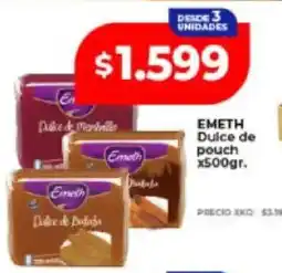 Supermayorista Vital Emeth dulce de pouch oferta