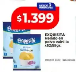 Supermayorista Vital Exquisita helado en polvo vainilla oferta