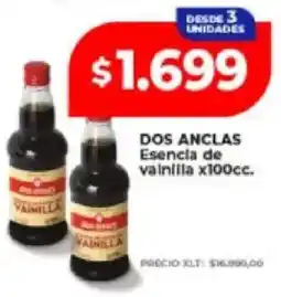 Supermayorista Vital Dos anclas esencia de vainilla oferta