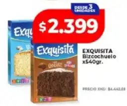 Supermayorista Vital Exquisita bizcochuelo oferta