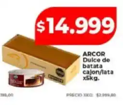 Supermayorista Vital Arcor dulce de batata oferta