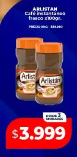 Supermayorista Vital Arlistán café instantáneo oferta