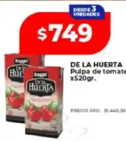 Supermayorista Vital Baggio de la huerta pulpa de tomate oferta
