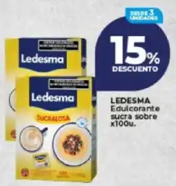 Supermayorista Vital Ledesma edulcorante sucra sobre oferta