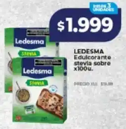 Supermayorista Vital Ledesma edulcorante stevia sobre oferta