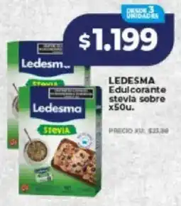 Supermayorista Vital Ledesma edulcorante stevia sobre oferta