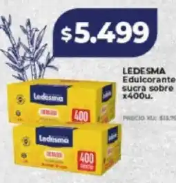 Supermayorista Vital Ledesma edulcorante sucra sobre oferta
