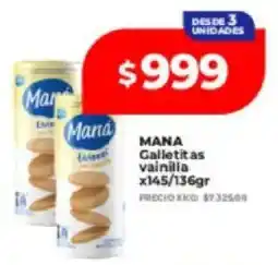 Supermayorista Vital Mana galletitas vainilla oferta