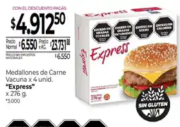 La Anonima Express medallones de carne vacuna oferta